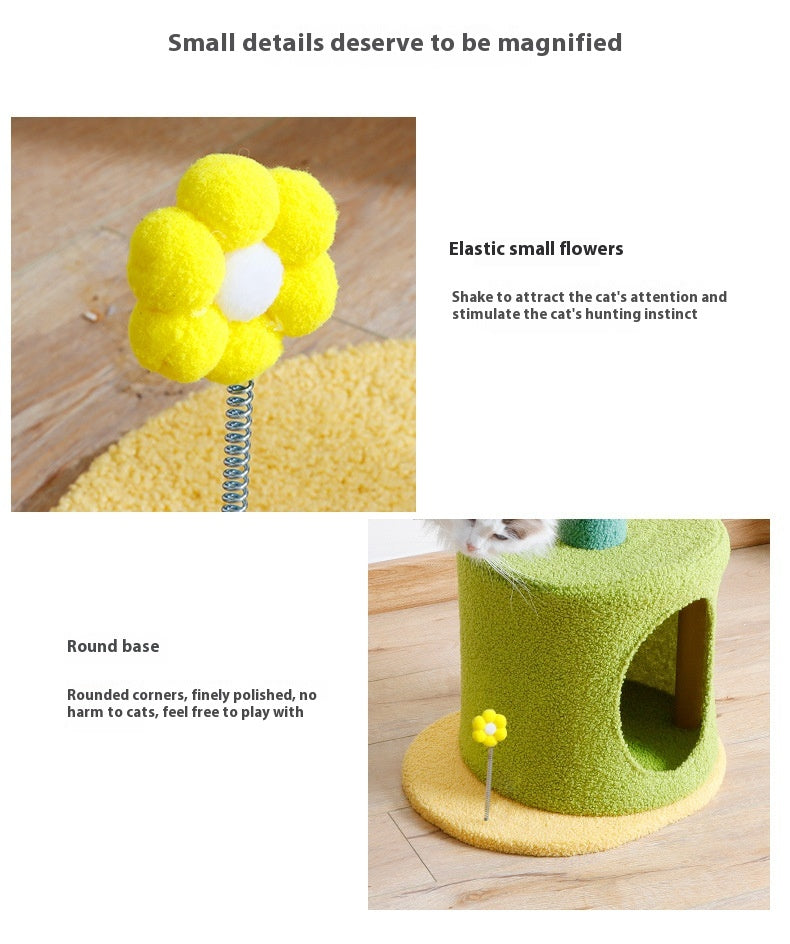 Sisal Flower Cat Climbing Frame