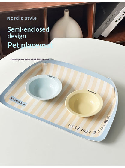 Pet Feeding Mat Waterproof And Oil-resistant Dedicated Pad