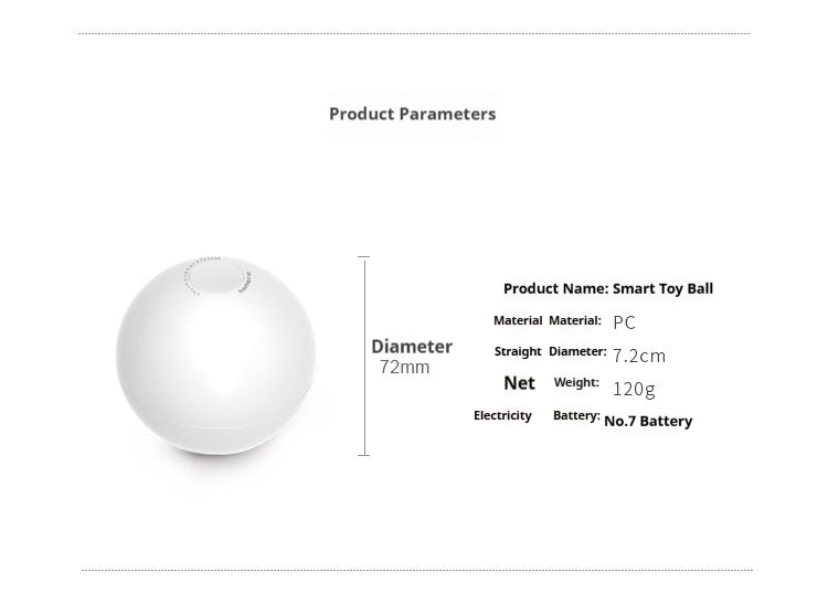 Smart Automatic Interactive Cat Toy Ball