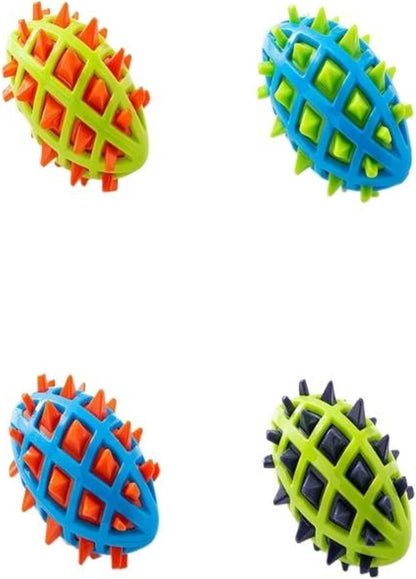 Pet Sounding Dog Teether Ball Indestructible Dog Toys For Aggressive Chewers Cleans Dogs Teeth Dog Throwing Game Anxiety Relief Interactive Dog Toys