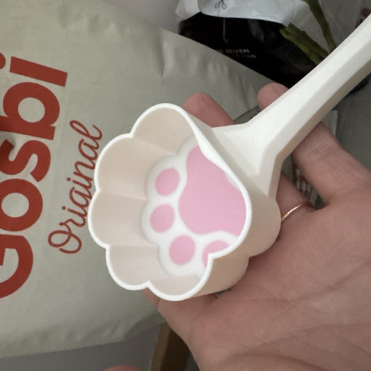 Cute Cat Paw Spoon Pet Cat Dog Food Scoop Multi-Color Options