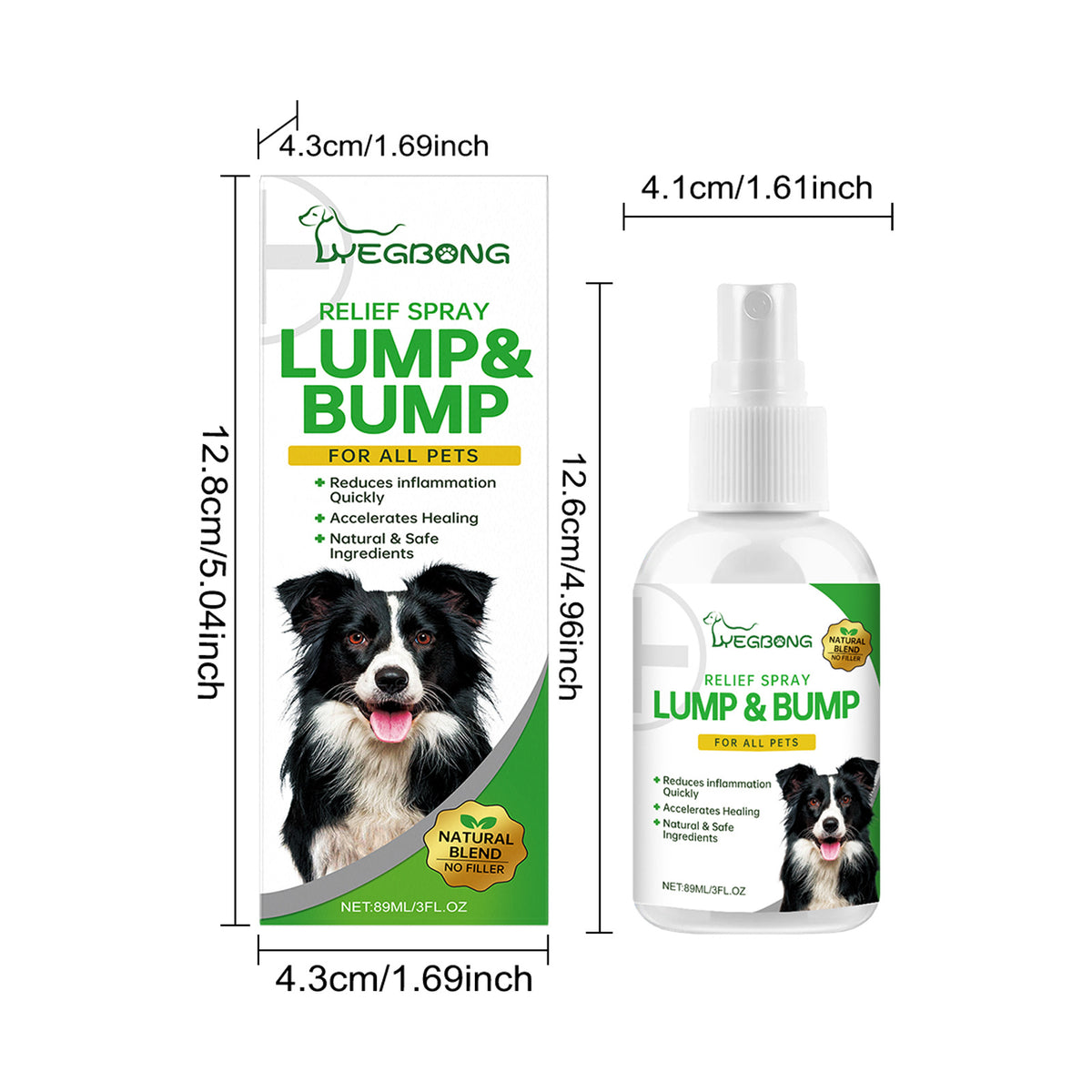 Yegbong Pet Body Care Spray Gentle Ingredient Care Spray For Pet Body Care