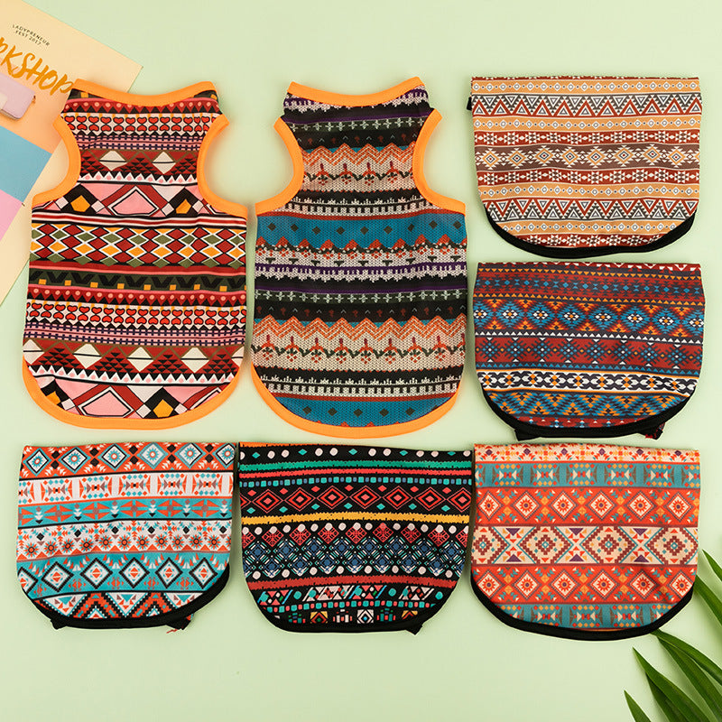Small Dog Teddy Bear National Style Pet Clothes