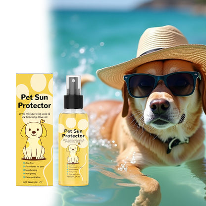 Pet Protective Spray For Summer Outdoor Use, Refreshing And Non-Sticky For Cat And Dog Fur, Comfortable Care, Gentle And Convenient Spray