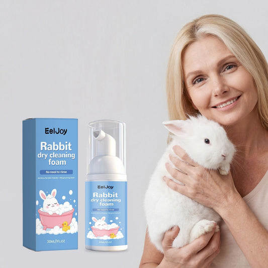 Eeljoy Rabbit Cleaning Mousse Gentle And Non-Moisturizing Hair Care And Skin Care Products For Rabbits