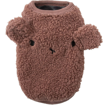 Bear Vest Pet Teddy Cat Warm In Winter And Autumn