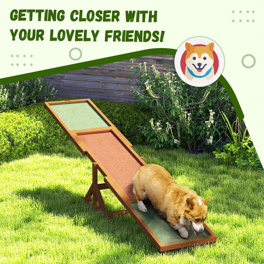 Dog Agility Ramp, Pet Seesaw
