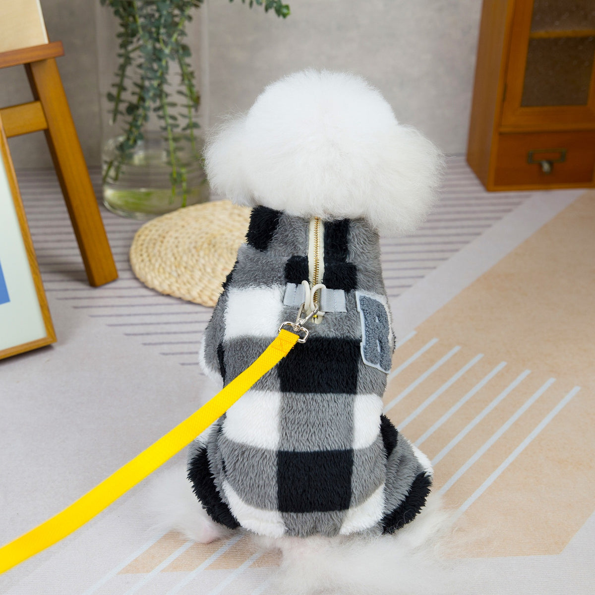 Pet Clothes Autumn And Winter Dog Clothes New Pet Clothing Double-sided Velvet Four-leg Fluffy Jacket