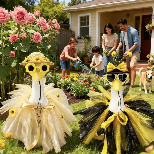 Bee And Sunflower Porch Goose Costume Dress