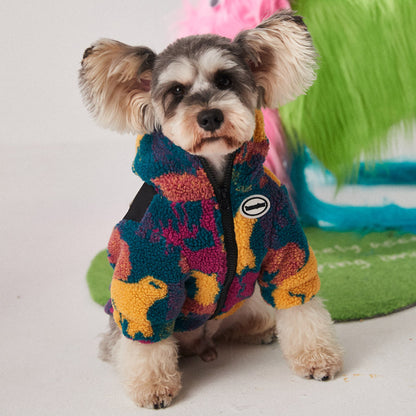 Dog Clothes Autumn And Winter Clothes Pet Small And Medium-sized Dogs Thick Camouflage