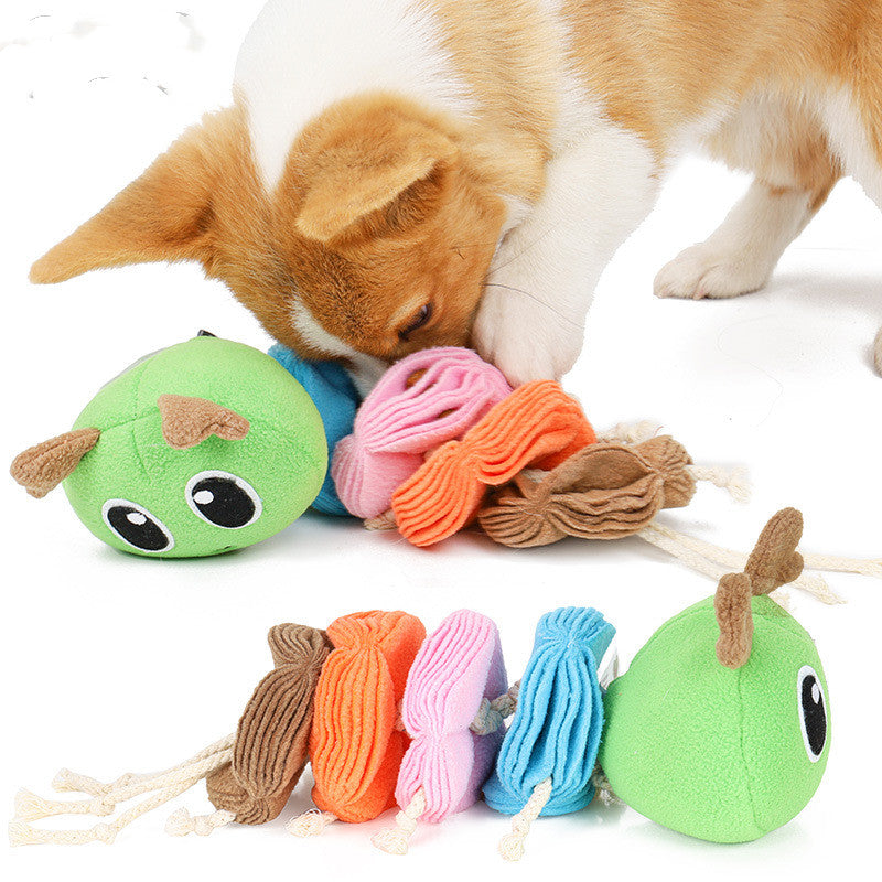 Bite-resistant cotton rope molar sniffing toy