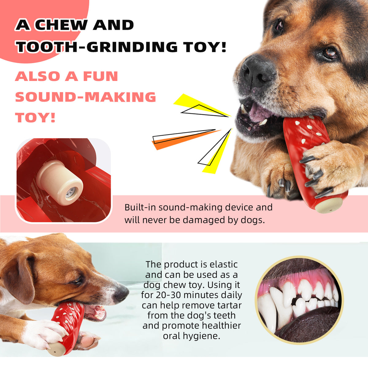 Glue Toothbrush Snack Molar Rod Dog Toy