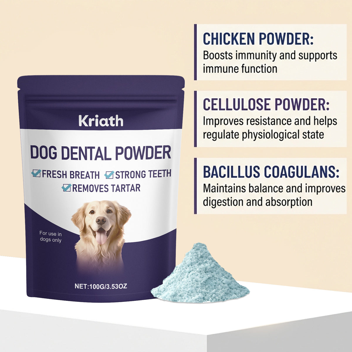 Breath-Freshening Tooth Powder For Dogs