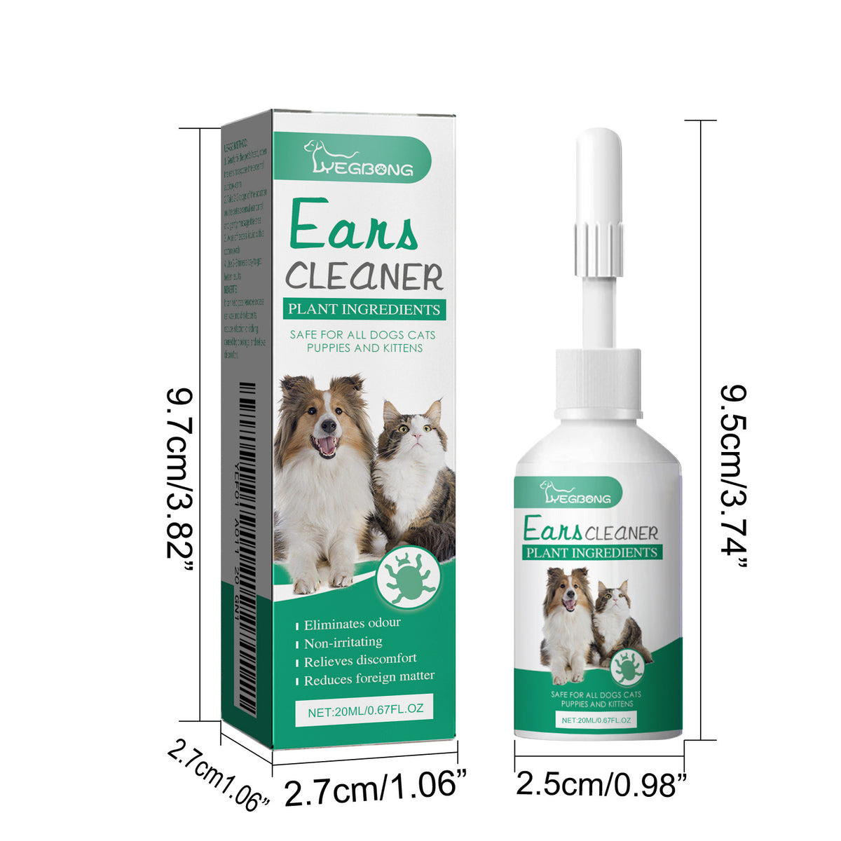 Pet Ear Drops Universal Cleaning Ear Wash For Cats And Dogs