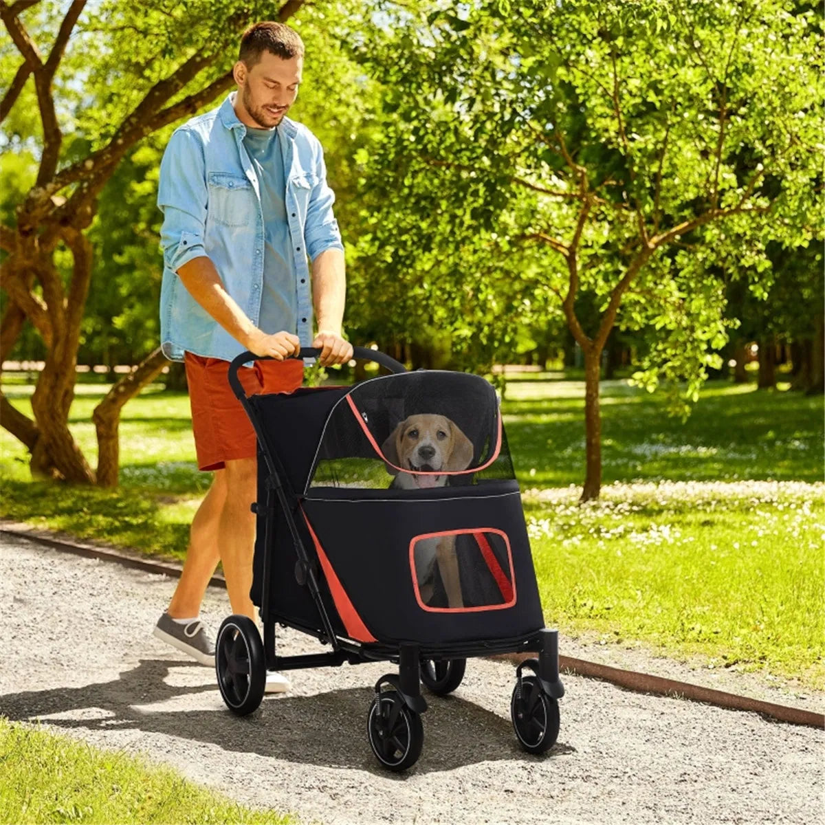 Dog Stroller /small Animal Cage/pet Cages