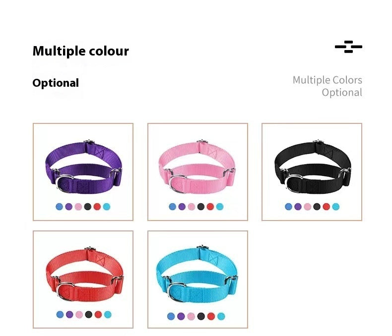 Cat And Dog Collar Adjustable Nylon Explosion-proof Dog Harness Hand Holding Rope Pet Supplies
