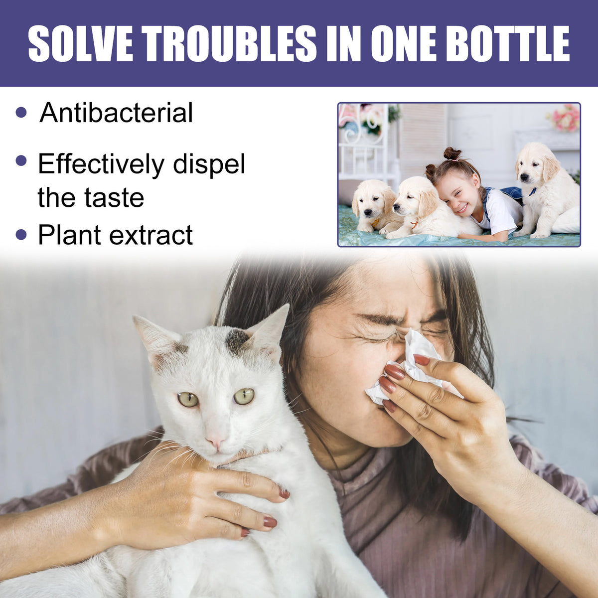 Pet Cat And Dog Odor-eliminating Air Freshener Spray