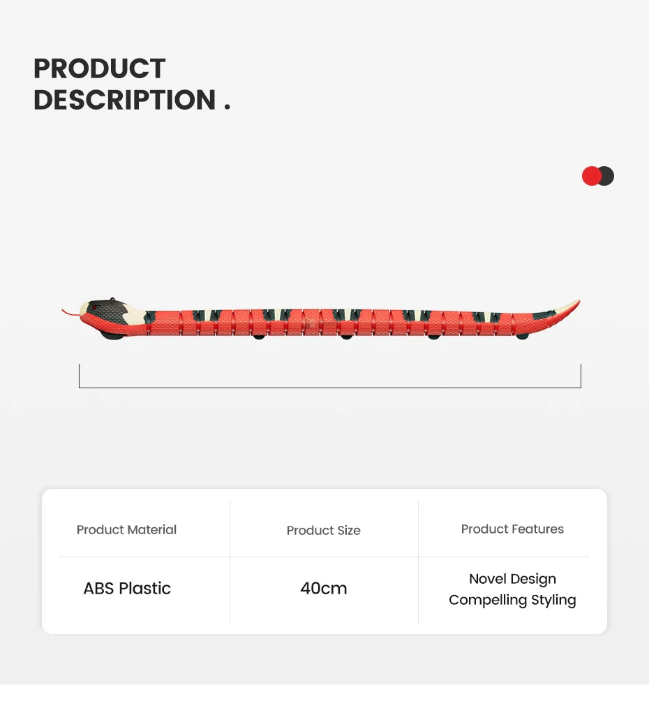 Tricky Interactive Sleeping Electric Induction Snake Toys