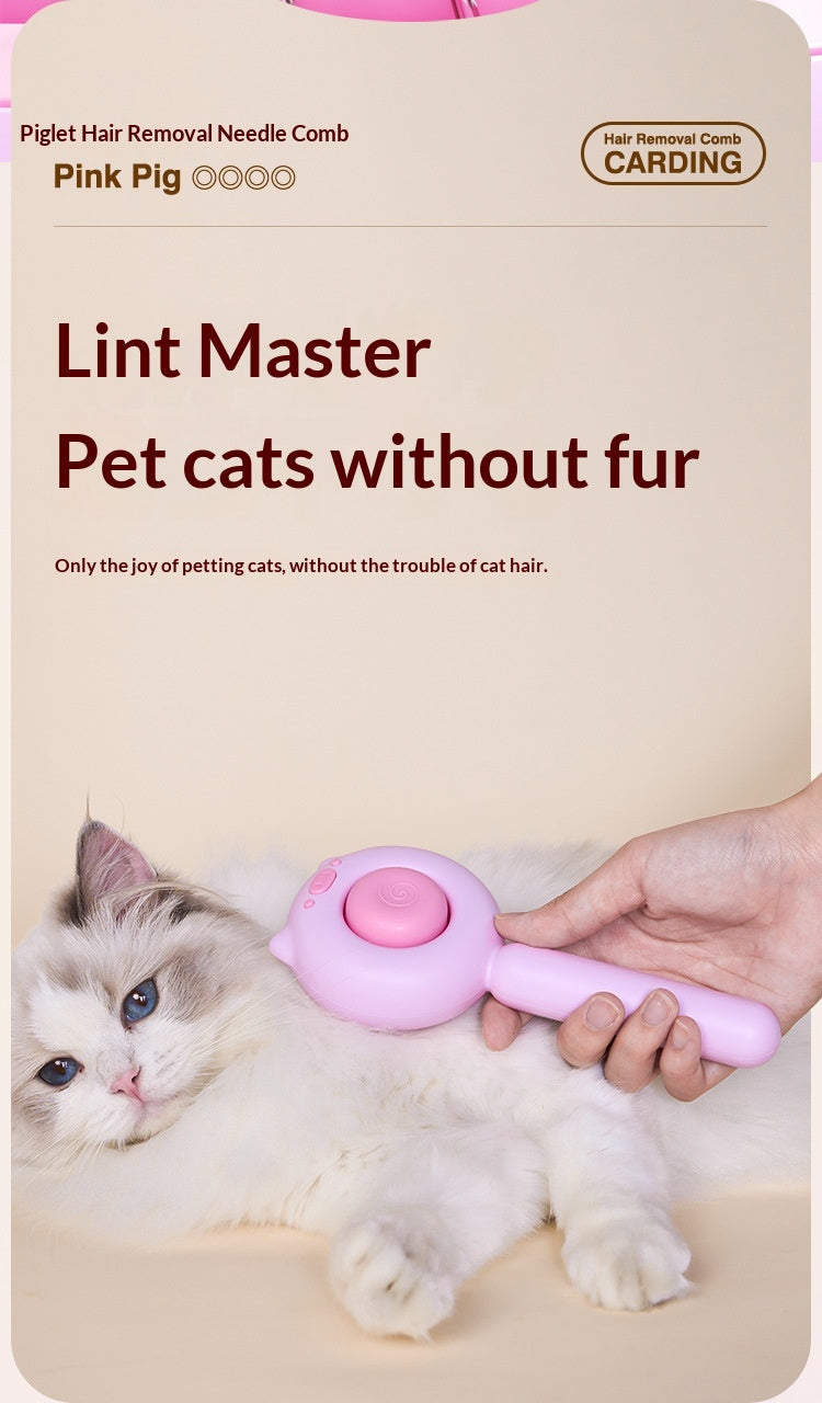 Pet Comb Open Knot Comb Cat Comb Dog Self-cleaning Needle Comb Cat Comb Brush Floating Hair A Generation Of Cross-border