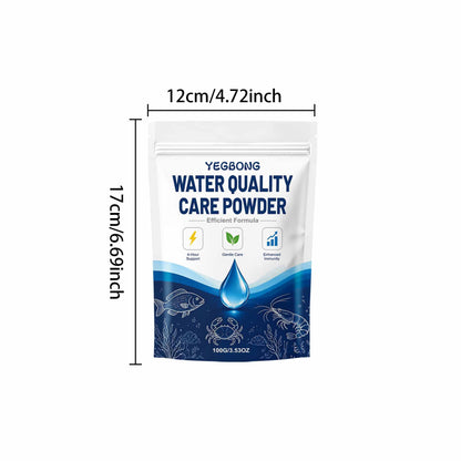 Yegbong Water Quality Care Powder Gently Purifies Aquariums, Outdoor Ponds, And Water Features, Making Them Clear And Bright For Daily Maintenance