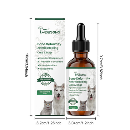 Yegbong Pet Joint Care Drops Are Suitable For All Ages Of Dogs And Cats, For Joint And Skin Care