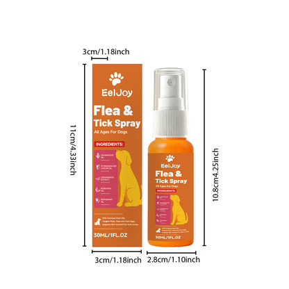 Eeljoy Dog Flea And Tick Spray Gentle Cleansing And Refreshing For Pet Fur Daily Insect Repellent And Cleaning