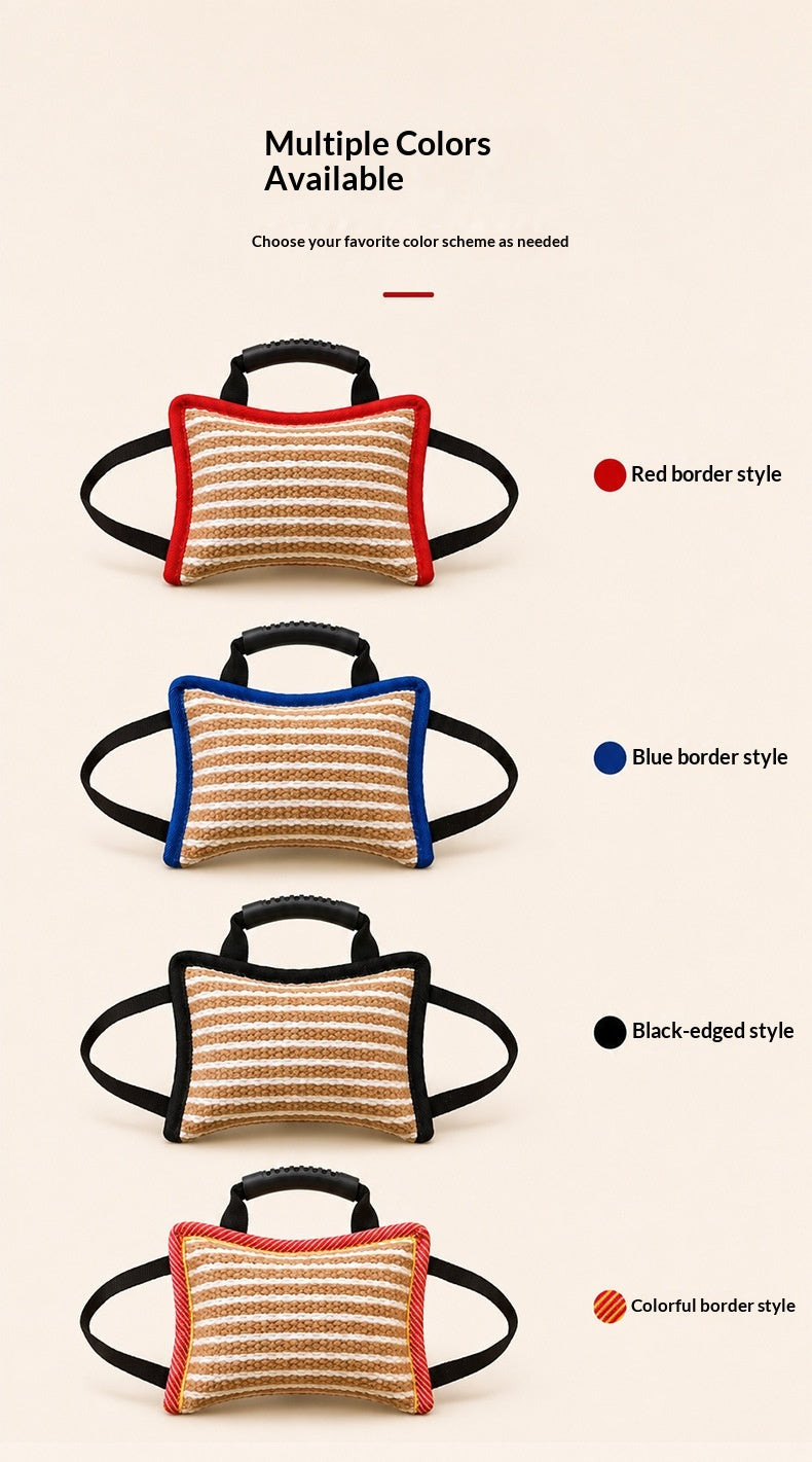 Jute Bite Cushion & Bite Roll For Dog Training