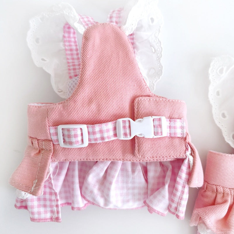 Pet Cat And Dog Clothing Thin Denim Harness Dress