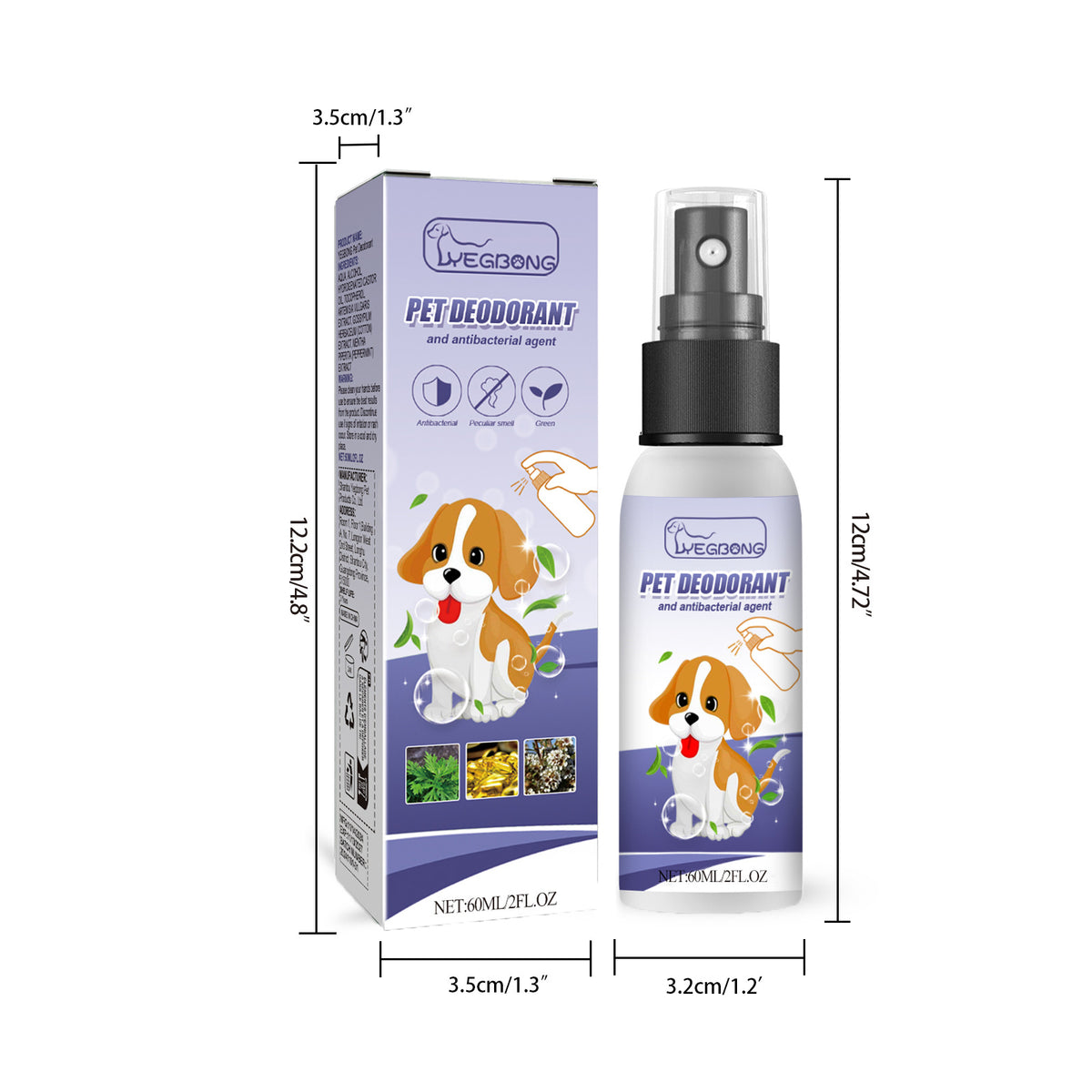 Pet Cat And Dog Odor-eliminating Air Freshener Spray