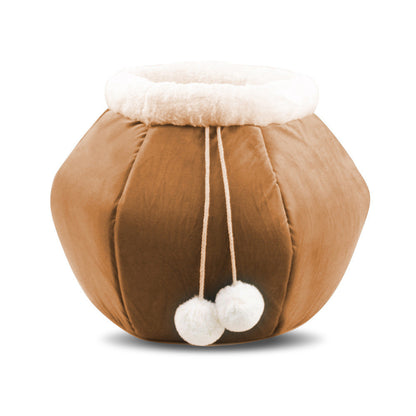 Autumn And Winter Deep Sleep Foldable Creative Fish Basket Pet Bed