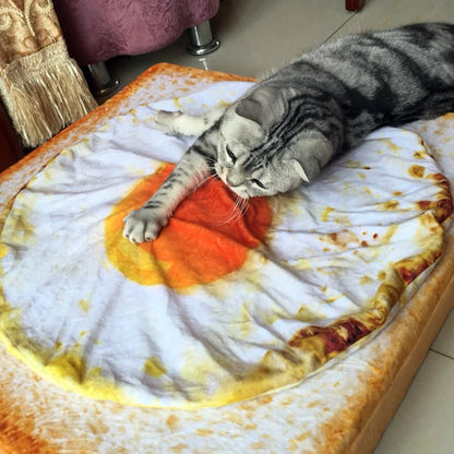 Poached egg quilt