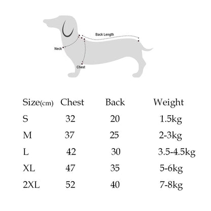 Dog Cat Winter Warm Thickened Outdoor Four-legged Pet Clothing