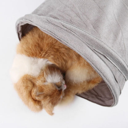 Cat Tunnel Collapsible S-Shape Peekaboo Cat Cave Play Tube Interactive Toy Pet Supplies For Indoor Cats Rabbit Puppy Guinea Pig