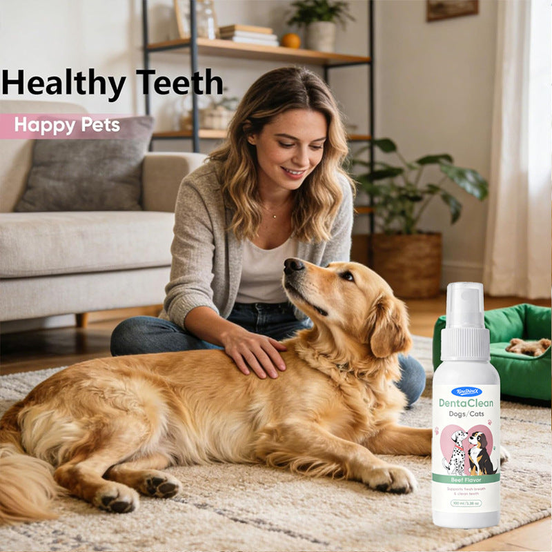 Dual-use Plant-based Oral Spray For Pets