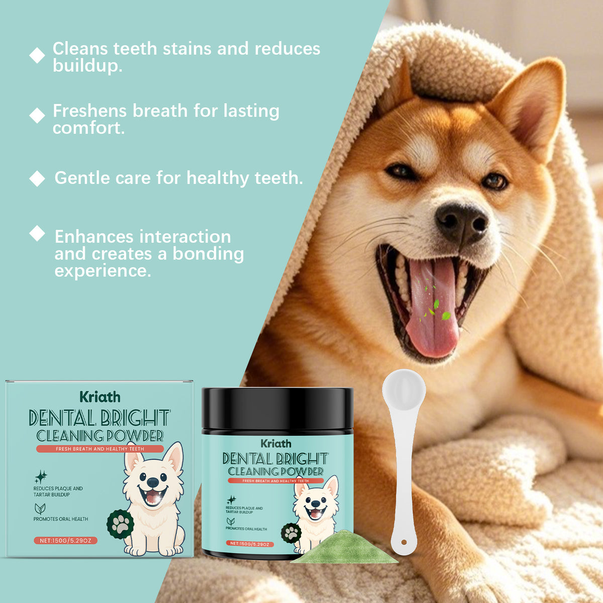 Dog Tooth Cleaning Powder