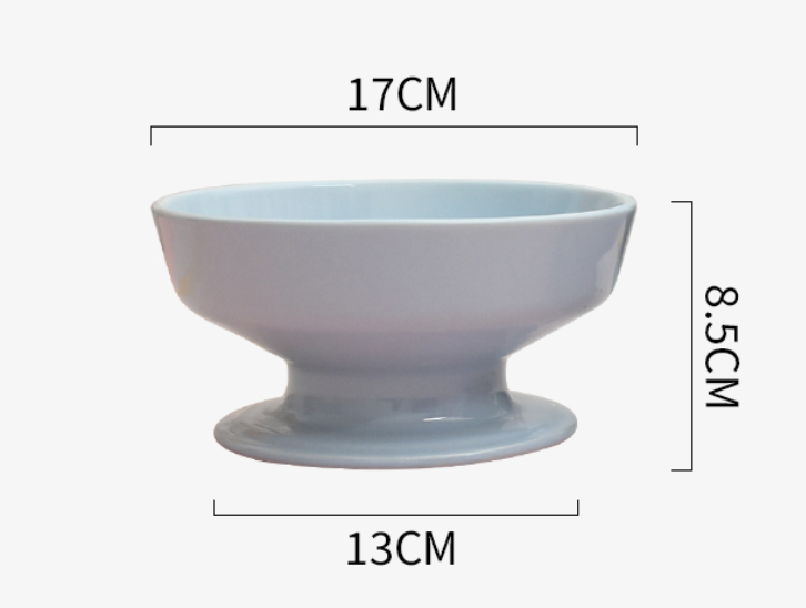 Ceramic Pet Tall Bowl For Cervical Spine Protection