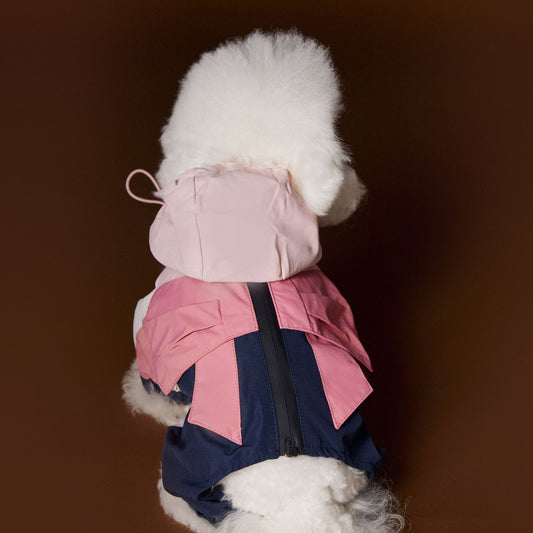 Bichon Schnauzer Teddy VIP Four-Legged Sportswear with Traction Rope Buckle - Pet Clothing