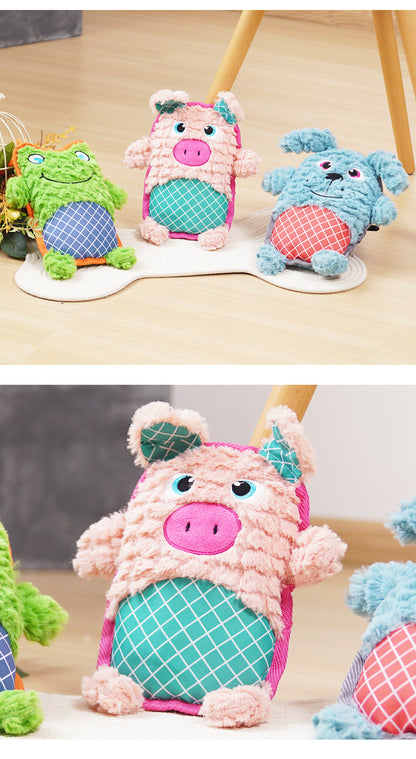 Toys For Dogs With Sound Bite Resistant For Puppies Not Rotten Molar Teeth Stuffed Toys  Pet Supplies