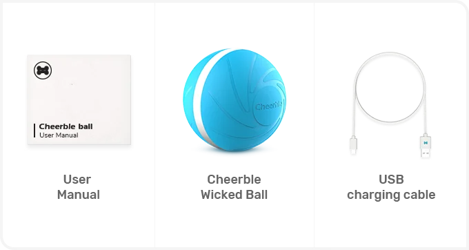 Cat toy bouncing ball