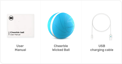 Cat toy bouncing ball
