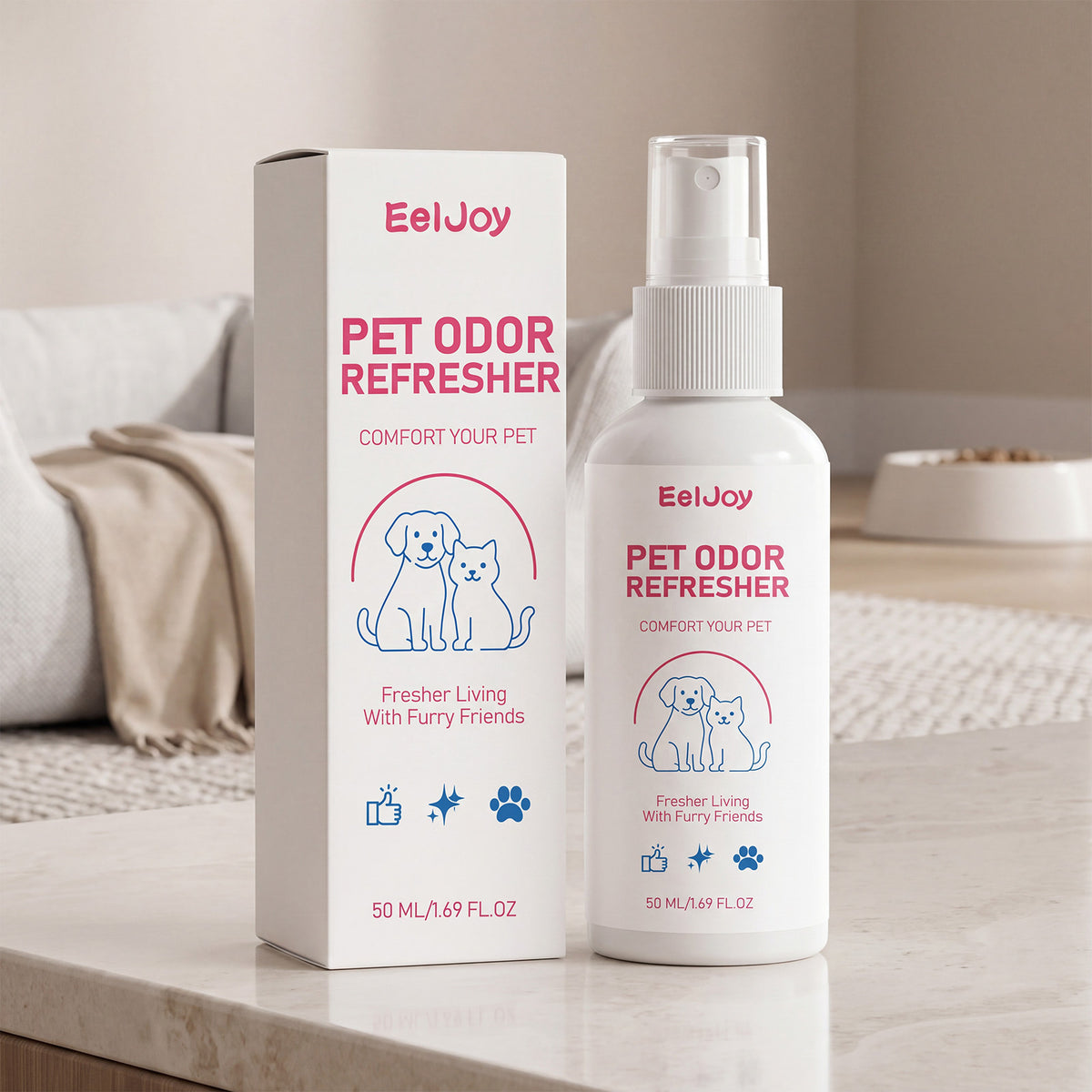 Eeljoy Pet Deodorizing Spray Daily Pet Environment Cleaning And Odor Removal Air Freshening Fragrance Spray