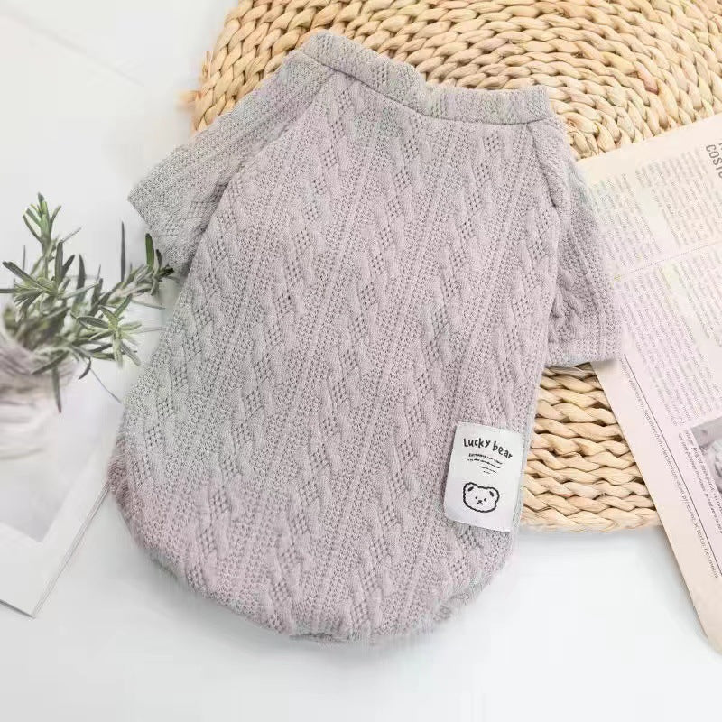 Dog Clothes Warm Teddy Pet