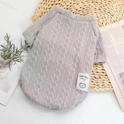 Dog Clothes Warm Teddy Pet