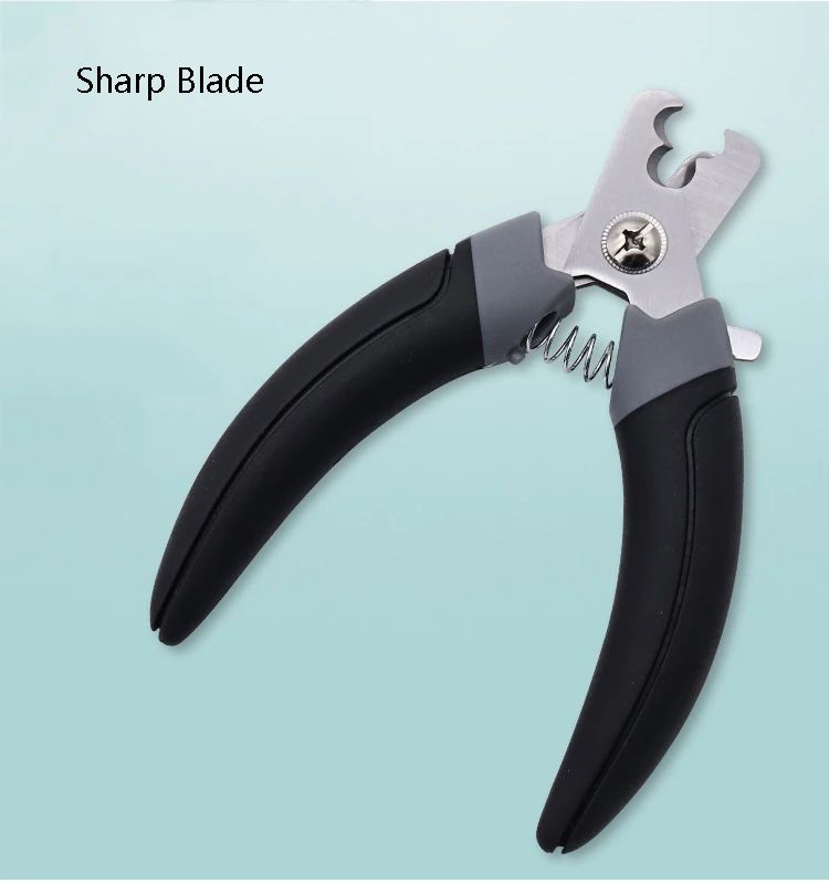 Stainless Steel Half Moon Blade Nailclippers Household Cat Claw Nail Cutters Beauty Clippers For Pets Cats Dog Supplies