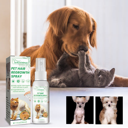 Yegbong Pet Hair Care Spray For Cats And Dogs - Cleans, Softens, Shines, And Smoothens Fur