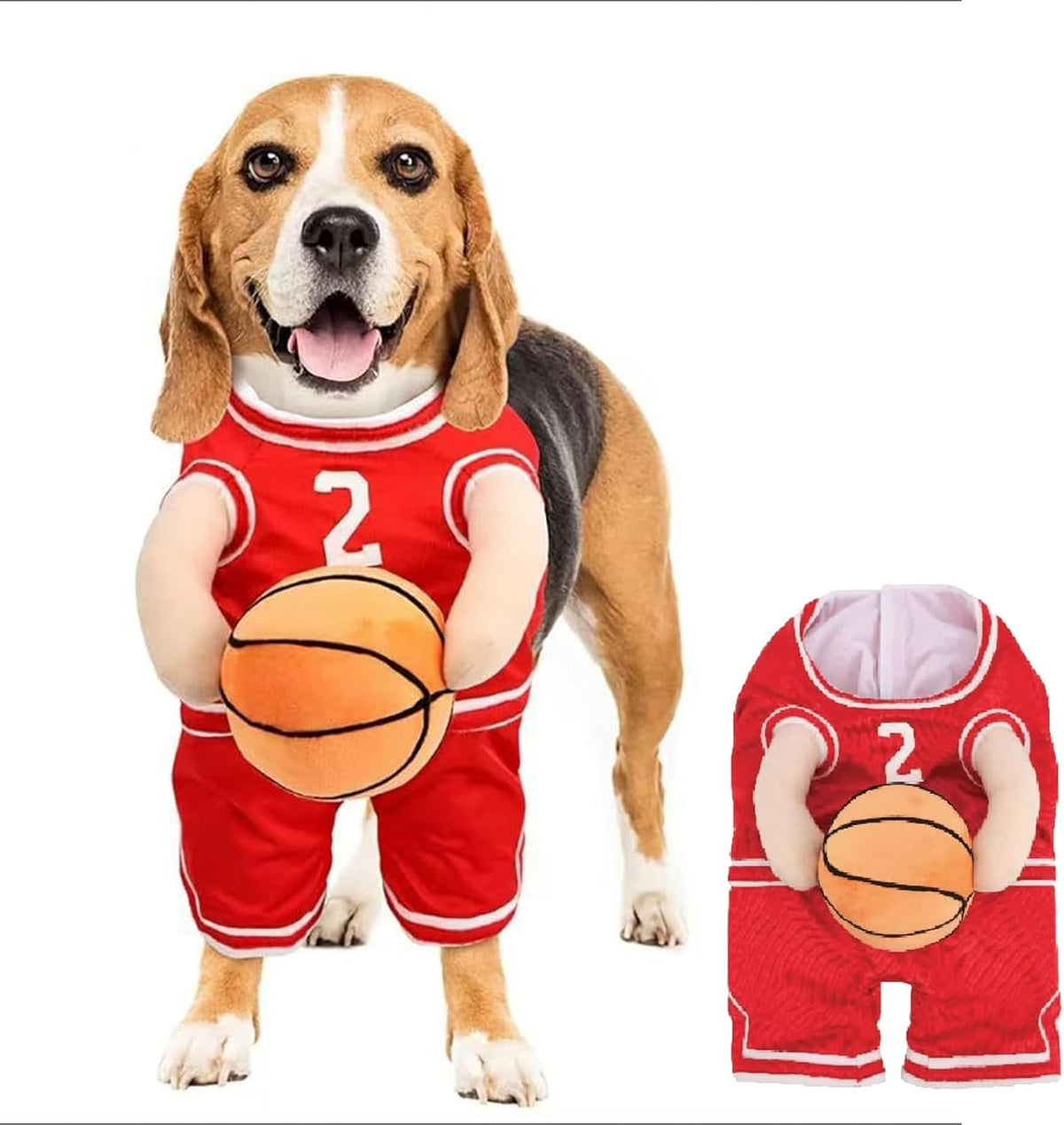 Pet Costumes Dog Basketball Player Costume Halloween Costumes for Dogs Funny Dress Up Sports Outfit Cosplay Clothes...