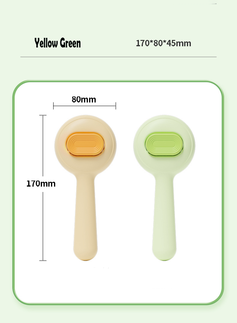 Cat Brush Remove Hair Pet Hair Removal Comb For Cats Non-slip Grooming Brush Stainless Steel Dog Combs Brushes Cat Accessories