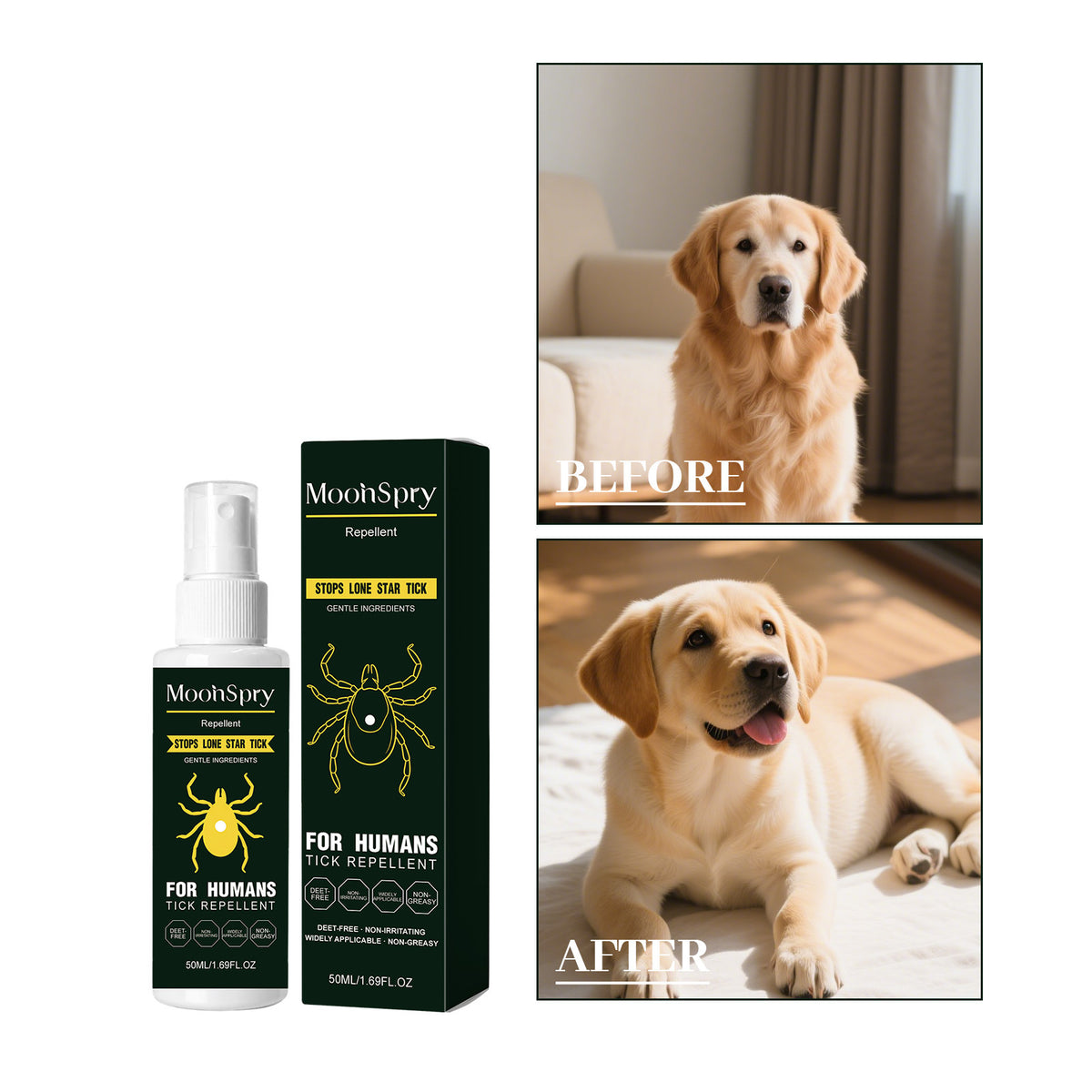 Tick Repellent Household Pet Repellent Cat Dog Skin Hair External Application Spray