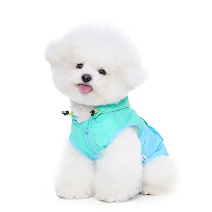 Mookipet Dog Clothes New Bichon Schnauzer Small Dog Traction Pet Sun Protection Vest