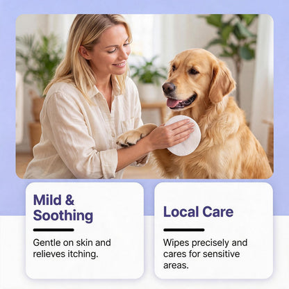Pet Skin Soothing Wipes